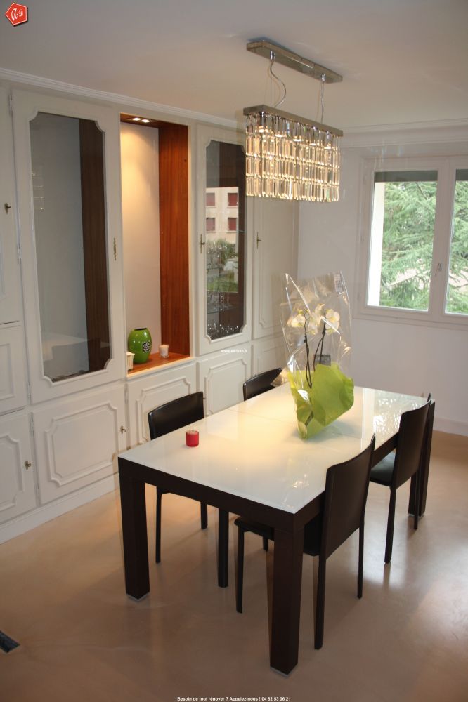 salle � manger en b�ton cir�