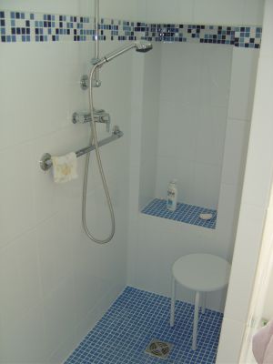 assise pour douche