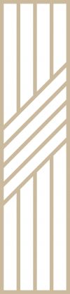 Claustra bois 5 diagonales et 5 lames droites en chêne Modèle SHIGATSU
