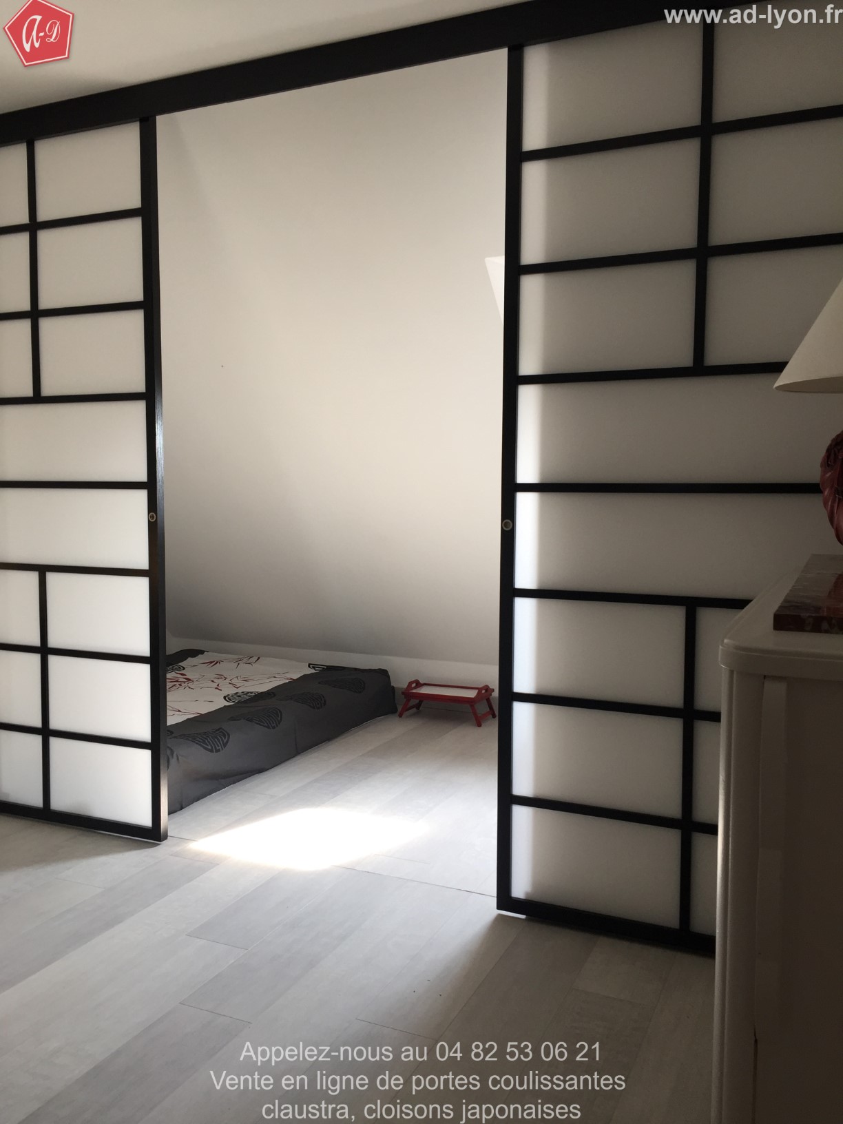 Solde porte japonaise coulissante et cloison : le sur mesure au ...