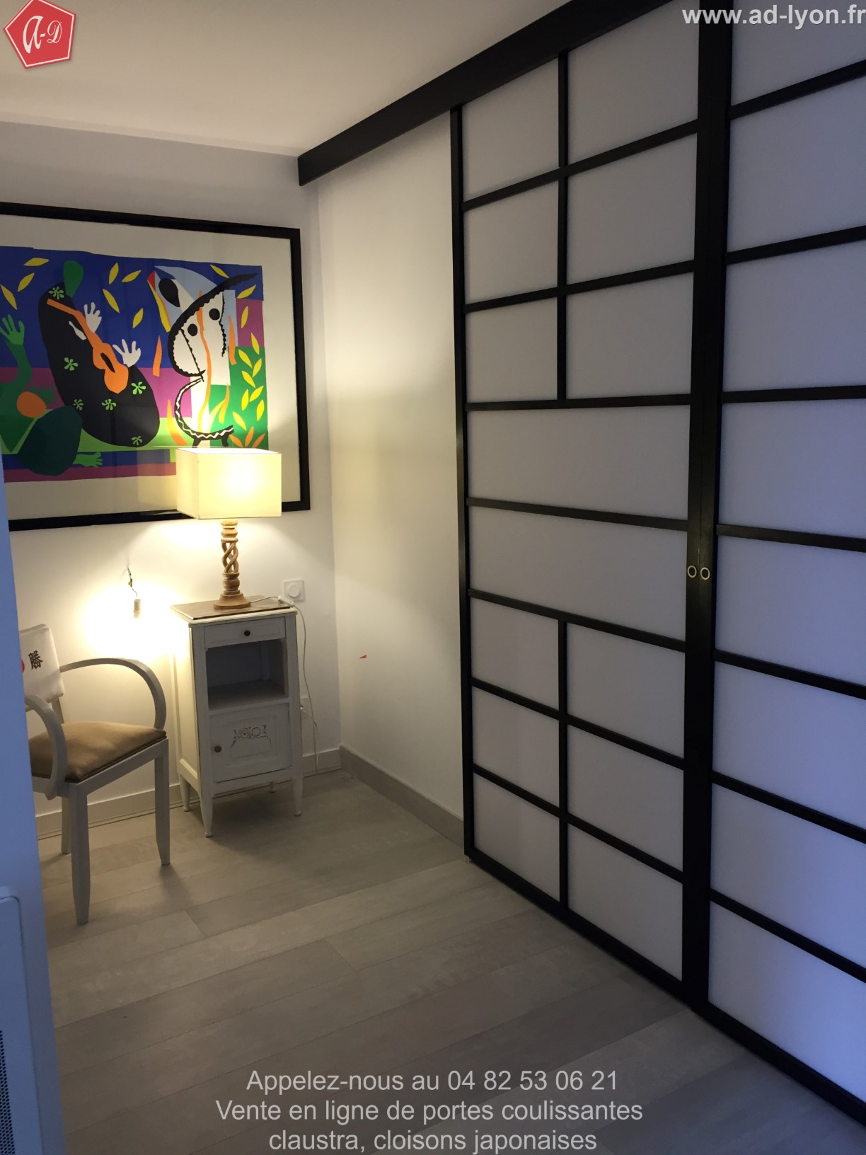 Solde porte japonaise coulissante et cloison : le sur mesure au ...