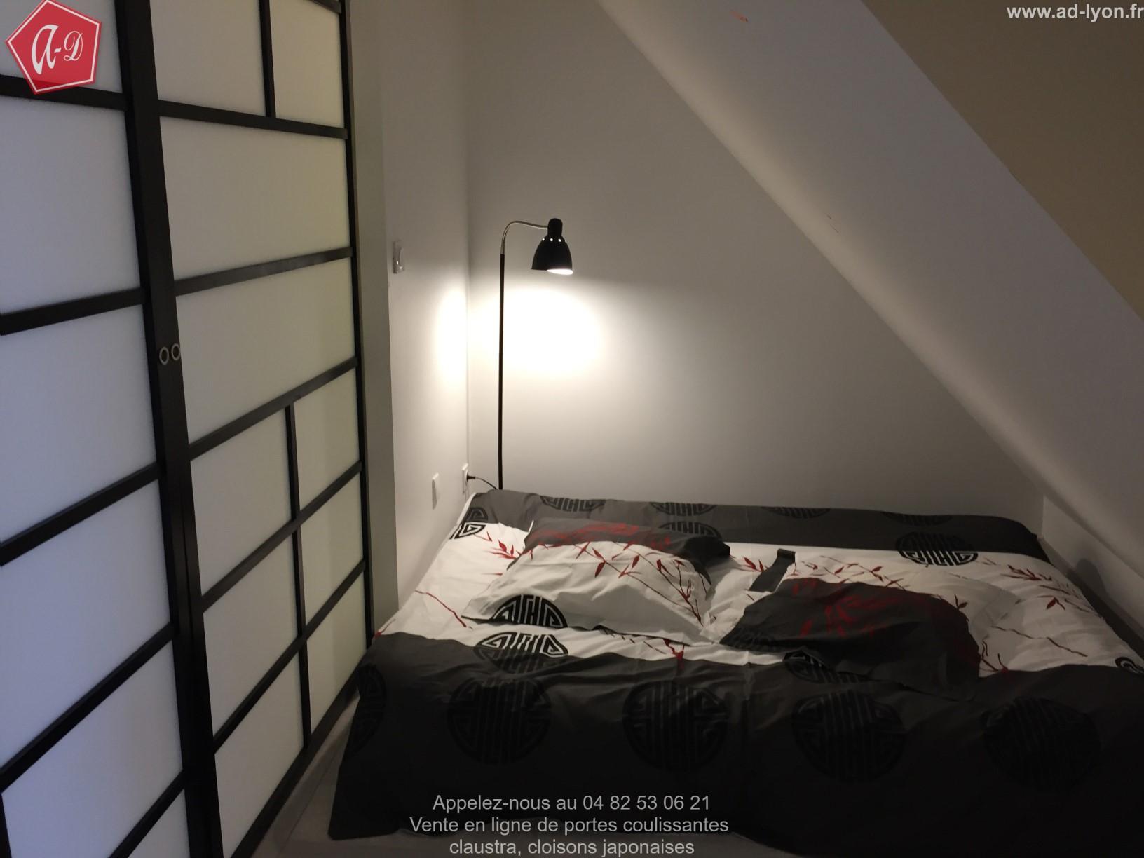 Solde porte japonaise coulissante et cloison : le sur mesure au ...