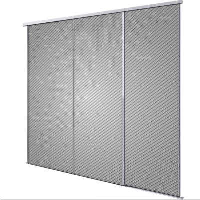 Portes en 3 vantaux coulissantes