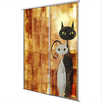 Portes en 2 vantaux coulissantes