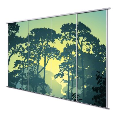 Portes en 4 vantaux coulissantes
