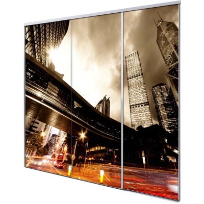 Cloison amovible personnalisable 3 vantaux