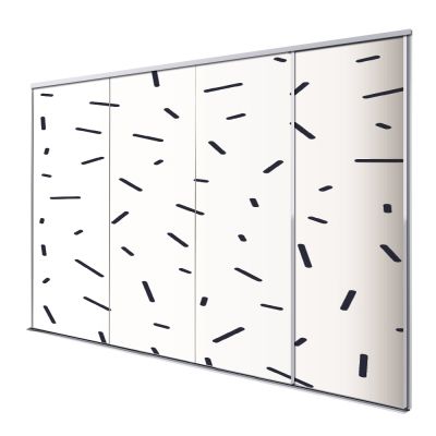 Portes en 4 vantaux coulissantes
