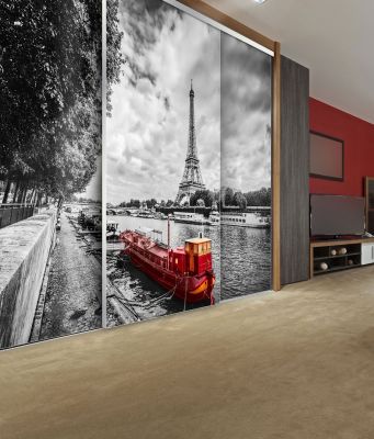 Portes de placard enfant en 3 vantaux