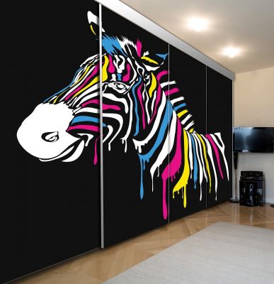 Portes de placard enfant en 4 vantaux