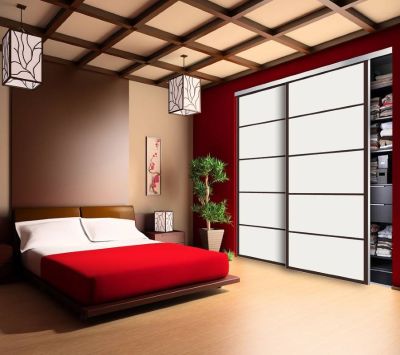 Portes de placard japonais en 2 vantaux