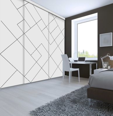 Porte coulissante Collection Geometric