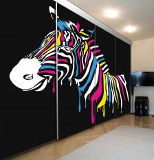 Portes de placard enfant en 4 vantaux