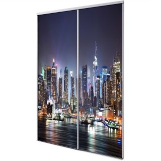 Portes en 2 vantaux coulissantes