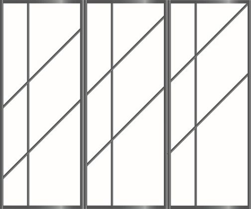 Porte coulissante bois Diy en 3 vantaux