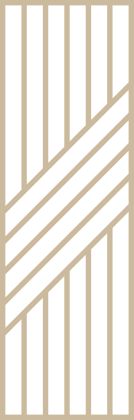Claustra bois diagonales en 7 lames droites et 5 diagonales