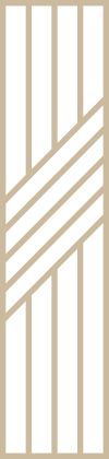 Claustra bois diagonales en 5 lames droites et 5 diagonales