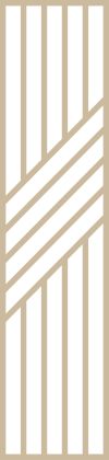 Claustra bois diagonales en 6 lames droites et 5 diagonales