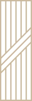 Claustra bois diagonales en 7 lames droites et 3 diagonales