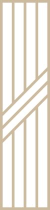 Claustra bois diagonales en 5 lames droites et 3 diagonales
