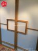 Cloison japonaise avec un demi rectangle
