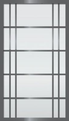 Cloison japonaise Shigatsu en 1 vantail Beige Blue