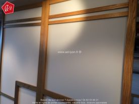 Traverse intermédiaire en bois incruster avec le diffusant