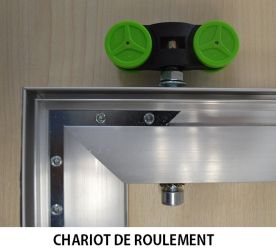Porte coulissante 1 vantail boud