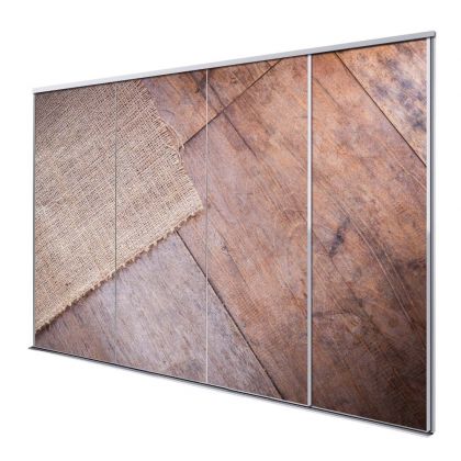 Porte intérieur coulissante 4 vantaux Toileparq