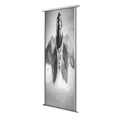 Porte coulissante 1 vantail nat