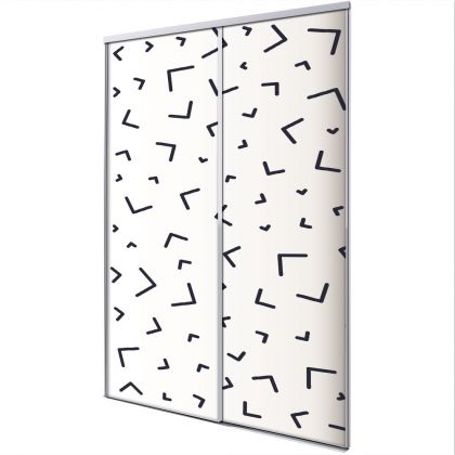 Porte coulissante 2 vantaux pick