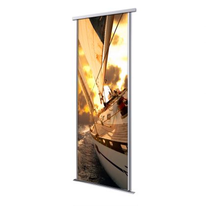 Porte coulissante 1 vantail voile