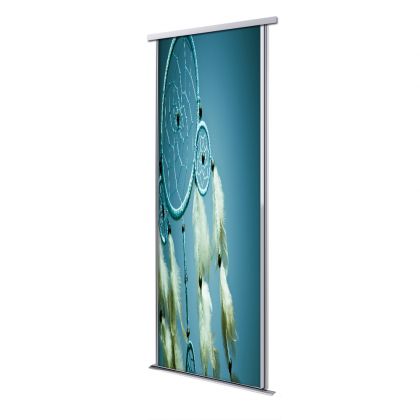 Porte coulissante 1 vantail plum