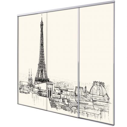 Porte intérieur coulissante 3 vantaux paris