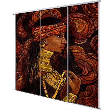 Porte intérieur coulissante 3 vantaux fero