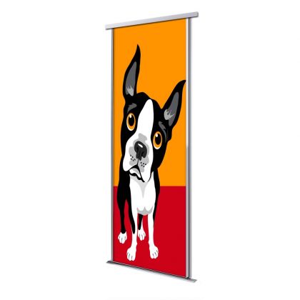 Porte intérieur coulissante 1 vantail dog