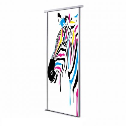 Porte coulissante 1 vantail Rainbow