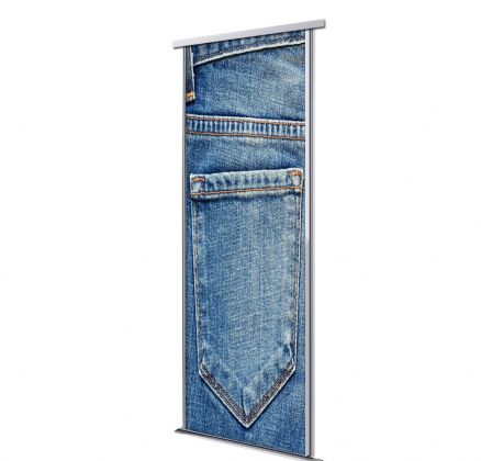 Porte coulissante 1 vantail jean