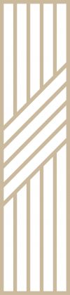 Claustra bois 5 diagonales et 6 lames droites en chêne Modèle SHIGATSU
