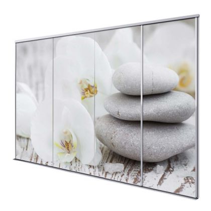 Porte intérieur coulissante 4 vantaux Onyx