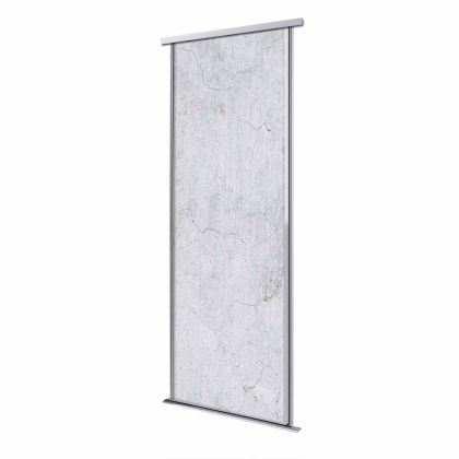 Porte coulissante 1 vantail Concrete