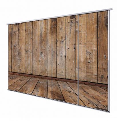Porte coulissante 4 vantaux Woodie