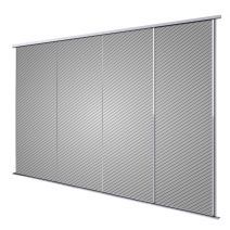 Porte int&eacute;rieur coulissante 4 vantaux striure