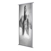 Porte coulissante 1 vantail nat