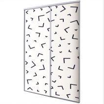 Porte coulissante 2 vantaux pick
