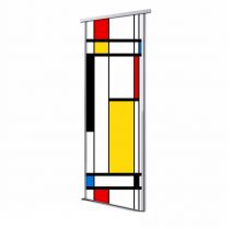 Porte coulissante 1 vantail Mondriana