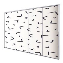 Porte coulissante 4 vantaux pick