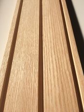Rails ou bandeau bois massif pour cloison japonaise ou porte bois