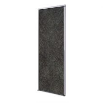 Porte coulissante 1 vantail alaska gris fonce