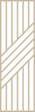 Claustra bois 5 diagonales et 7 lames droites en ch&ecirc;ne Mod&egrave;le SHIGATSU