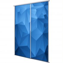 Porte int&eacute;rieur coulissante 2 vantaux grui